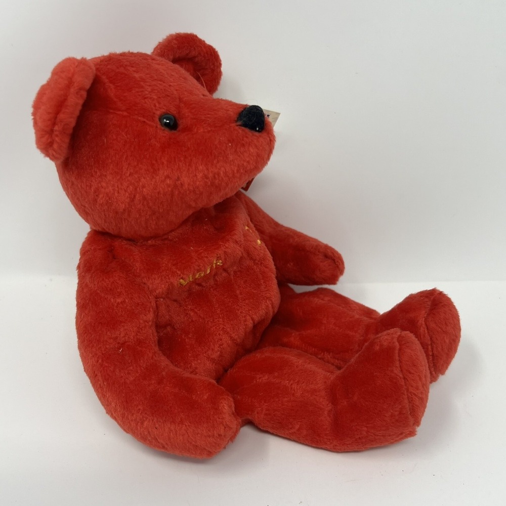 Salvinos Big Bammers Mark McGwire #25 Plush Bear 10 Inch Red MLB Collectible Toy - Picture 4 of 12